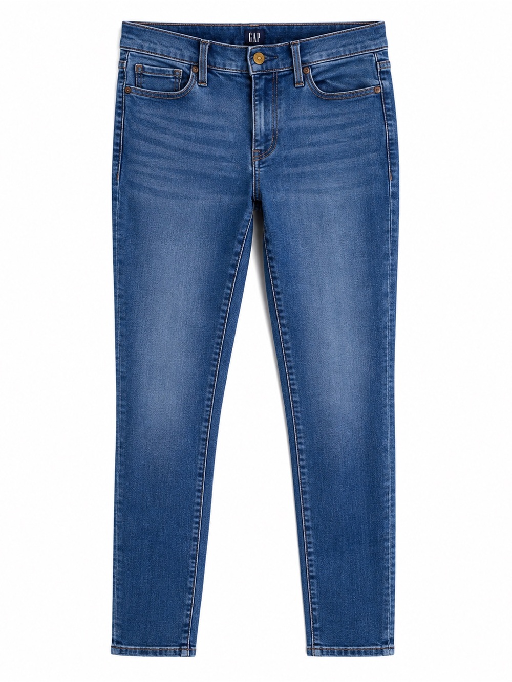 Gap denim Light wash ankle length skinny jeans size 27P petite